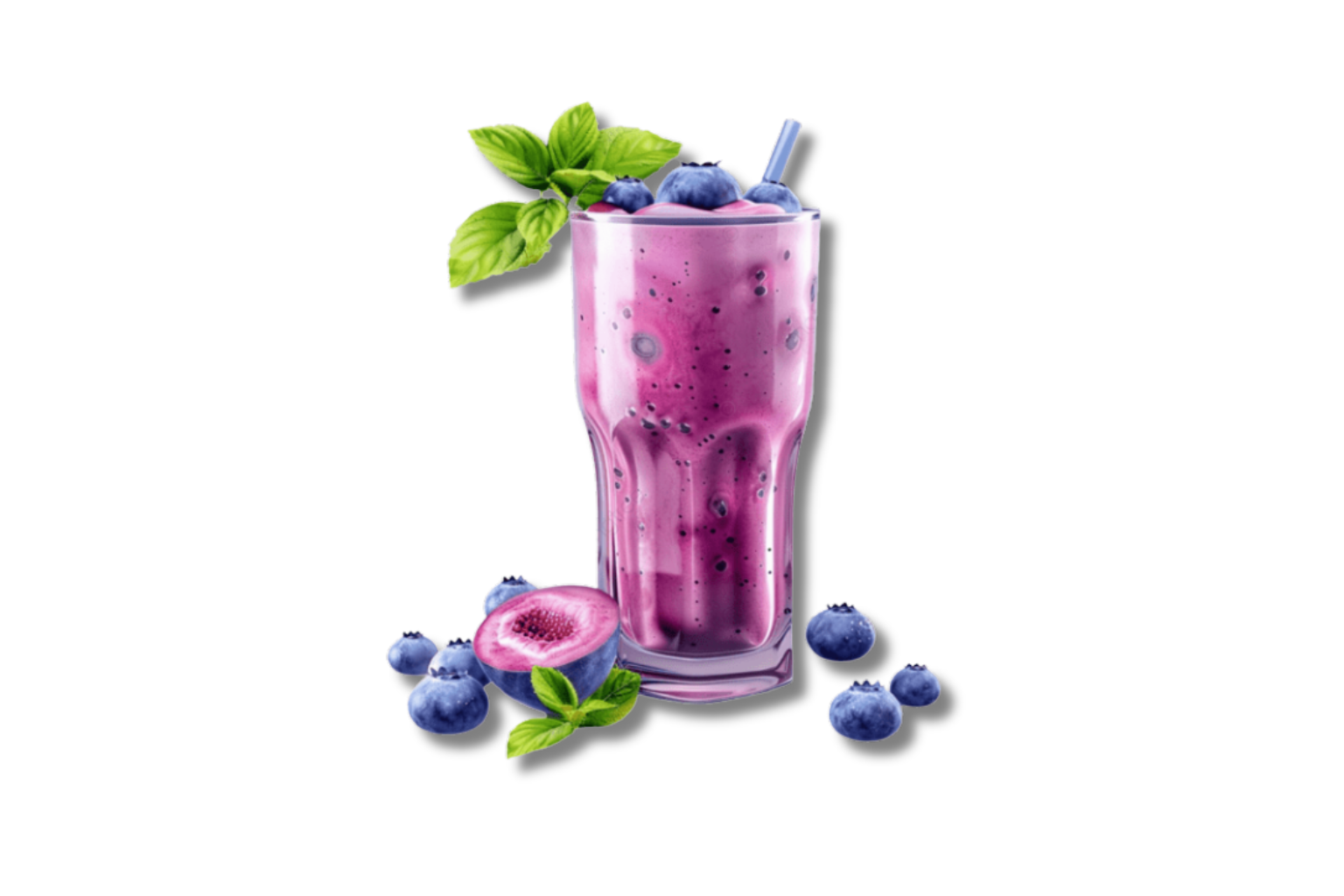 blueberry-coconut-sugar-free-smoothie